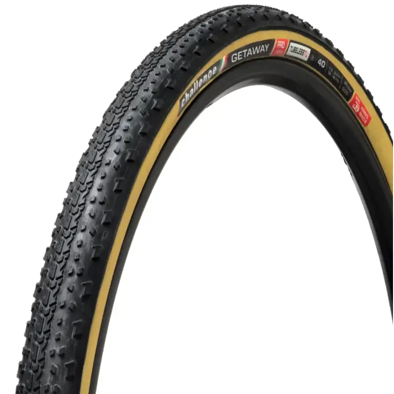 Balfes Bikes Challenge Getaway Pro Handmade TLR Tubular 700c Gravel Tyre in Tan | Free postage over £30, £10 off first order, price match & 0% finance.